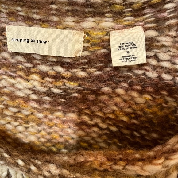 Anthropologie….sleeping on snow. 6 button cardigan sweater. Multi color. - Picture 6 of 11